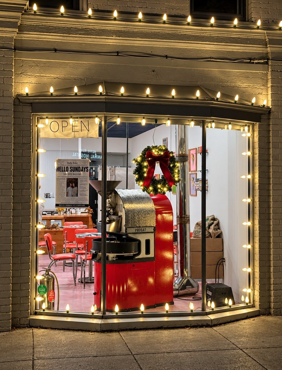Holiday lighting install by Bright's